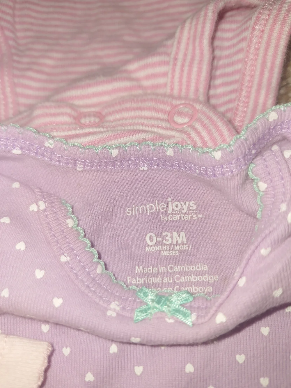 Lot Of 8- Baby Girls Assorted Short-Sleeve Onesie Set - Pastel Mix